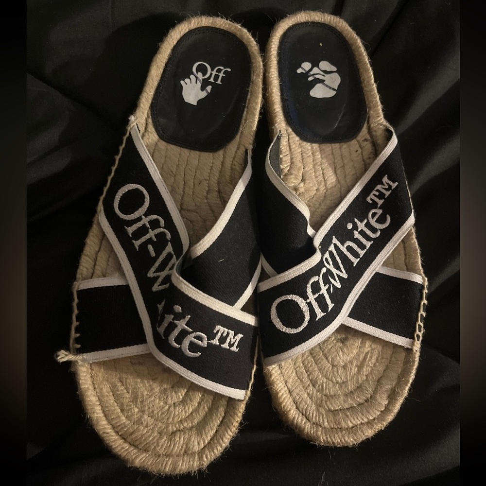 Off-White Women's Black Criss Cross Espadrillas
Orig$324